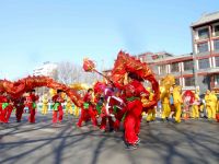 #1. People Play Dragon Dance In Chinese New Year