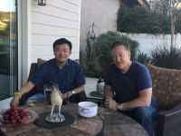 July   Hosting Mr. Liu At The Wood's House