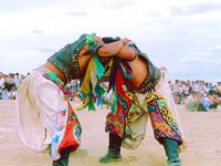 Mongolian Traditional Festival Naadam: Mongolian Wrestling