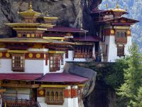 Tiger's Nest   Paro Taktsang Monastery, Built On A Himalayan Cliffside, Whithout Any Vehicle Access, Bhutan