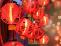 Chinese New Year Lanterns In Chinatown.