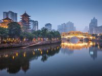 Chengdu, China On The Jin River